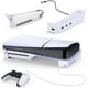 thumbnail image 1 of Soporte Horizontal AARONMEI PS5 Slim Blanco con Hub USB 4 Puertos, 1 of 3