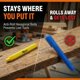 thumbnail image 3 of Crayón AMERICAN MUTT TOOLS Amarillo – Pack de 12, 3 of 7