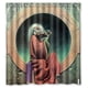 thumbnail image 1 of Cortina de ducha de la banda de rock Grateful Dead, juego de cortina de baño con ganchos, tamaño 66 x 72 pulgadas, 1 of 3