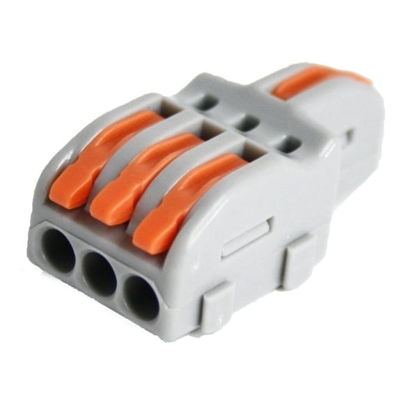 Conector Cableado Rápido Tipo Wago Entrada Salida Múltiples gris Talla Única