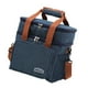 thumbnail image 3 of Bolsa Más Fresca Fiambrera De Doble Capa Reutilizable Para Pesca Picnic Park Excursiones De Un Día Azul Oscuro, 3 of 3