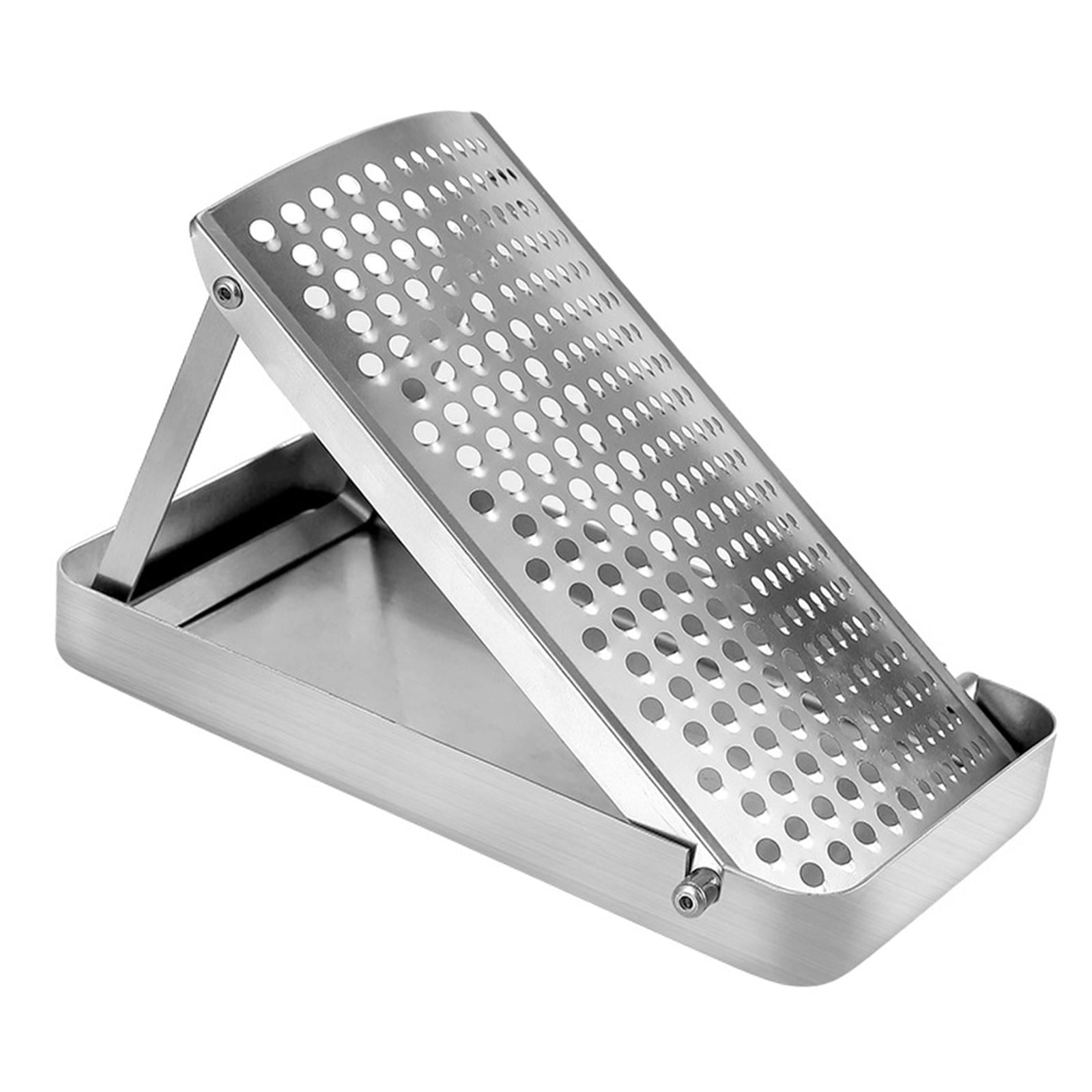 Bothyi - Rallador De Queso De Acero Inoxidable Que Ahorra Espacio, Fácil De Limpiar, Manual Con Almacenamiento