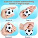 thumbnail image 3 of Pelota antiestrés wjzbqjz - Pack de 6 de espuma con diseño de fútbol, 3 of 5