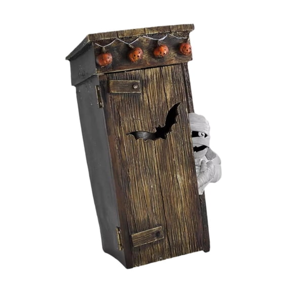 Adorno De Momia De Inodoro, Divertido Y Aterrador Para Exteriores, Adorno Creativo Para Halloween