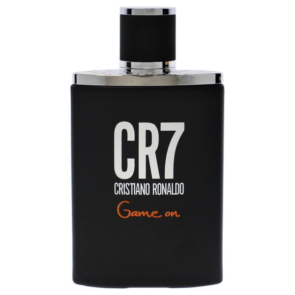 Cristiano Ronaldo Game On de CR7 - Colonia Aromática para Hombres - Aroma Amaderado y Seductor con Notas de Manzana, Cardamomo, Lavanda y Maderas de Cachemira - Spray EDT de Larga Duración - 1.7 Fl Oz