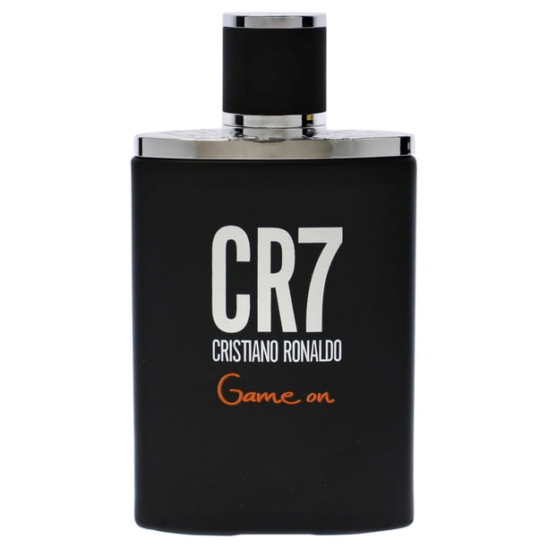 Cristiano Ronaldo Game On de CR7 - Colonia Aromática para Hombres - Aroma Amaderado y Seductor con Notas de Manzana, Cardamomo, Lavanda y Maderas de Cachemira - Spray EDT de Larga Duración - 1.7 Fl Oz