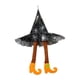 thumbnail image 3 of Sombrero Con Patas De Bruja, Cartel Colgante, Adorno De Fiesta De Terror Para Fiestas De Mantel, Dormitorio, Naranja, 3 of 5