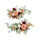 thumbnail image 3 of 2 Piezas De Respaldo De Silla De Boda, Flores, Arreglo Floral De Boda Para Fiesta Navideña, 3 of 5