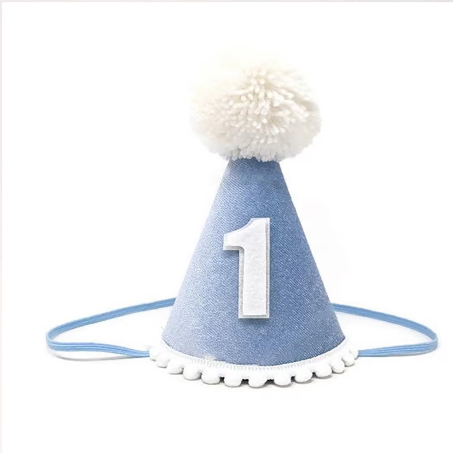 Gorro De Fiesta De Cumpleaños Snlioek Blue Para El Primer Cumpleaños De Un Bebé