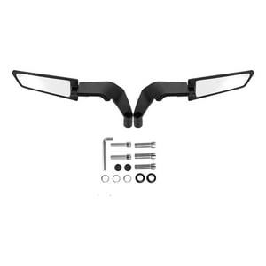 Genérico - Espejos Para Moto Modelo Aleron Universal Deportivos Negro