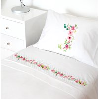 Tuyo Print - Juego De Sábanas 1,5 Pl Letras Vintage J