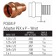 thumbnail image 2 of Adaptador de cobre PEX x Press 1/2 pulgada NIBCO PC604-P Detector de fugas, 2 of 3