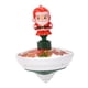thumbnail image 3 of Peonza giratoria de Papá Noel con luz, juguete novedoso giratorio con música, giroscopio multicolor, regalo de Navidad para niños, juguete giratorio, 3 of 5