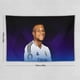 thumbnail image 2 of Kylian Mbappé Tapiz Temático Anti-Bolitas, Regalo Colgante de Pared, Fondo para Habitación, Dormitorio, Fans, Pancarta de Fondo, Suministros de Decoración para Fiesta de Cumpleaños 100*150CM,30", 2 of 6