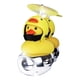 thumbnail image 2 of Pato Bicicletero Con Casco Luz Led Moto Auto Patito, 2 of 3