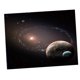thumbnail image 5 of Universo Tema Impermeable Suave Tapiz Para Colgar En La Pared Decoración Del Hogar # 2, 5 of 5
