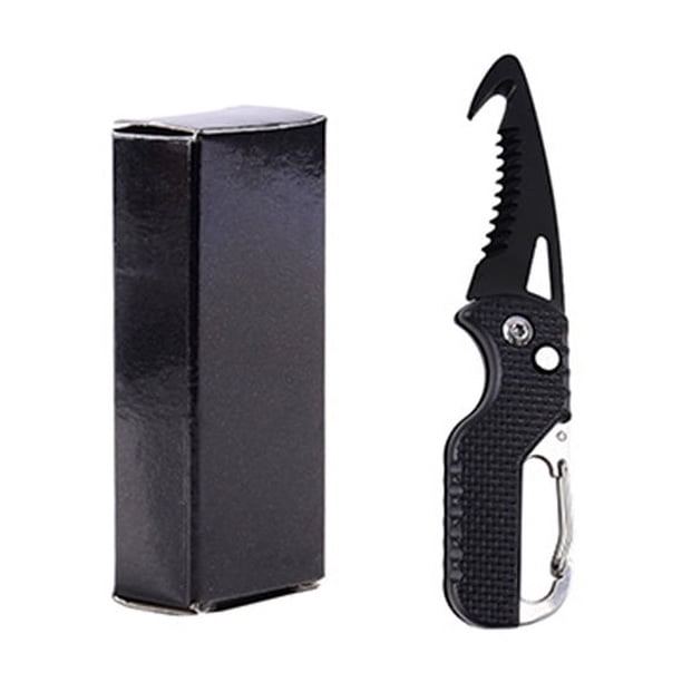 The Ultimate Outdoor Multitool: Serrated and Hook Blade Folding Utility Knife, Camping Knife, Parcel Knife, Pocket Carton Cutter, and Box Opener
