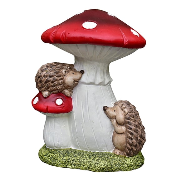 Estatua De Hongo De Jardín, Bonito Adorno De Escritorio Para Decoración De Sala De Estar De Patio