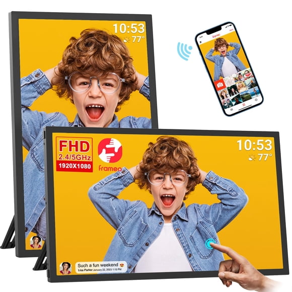 Marco de fotos digital Akimart 21.5" FHD IPS LCD 64GB WiFi