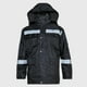 thumbnail image 2 of Parka Impermeable Con Reflectante negro M, 2 of 5
