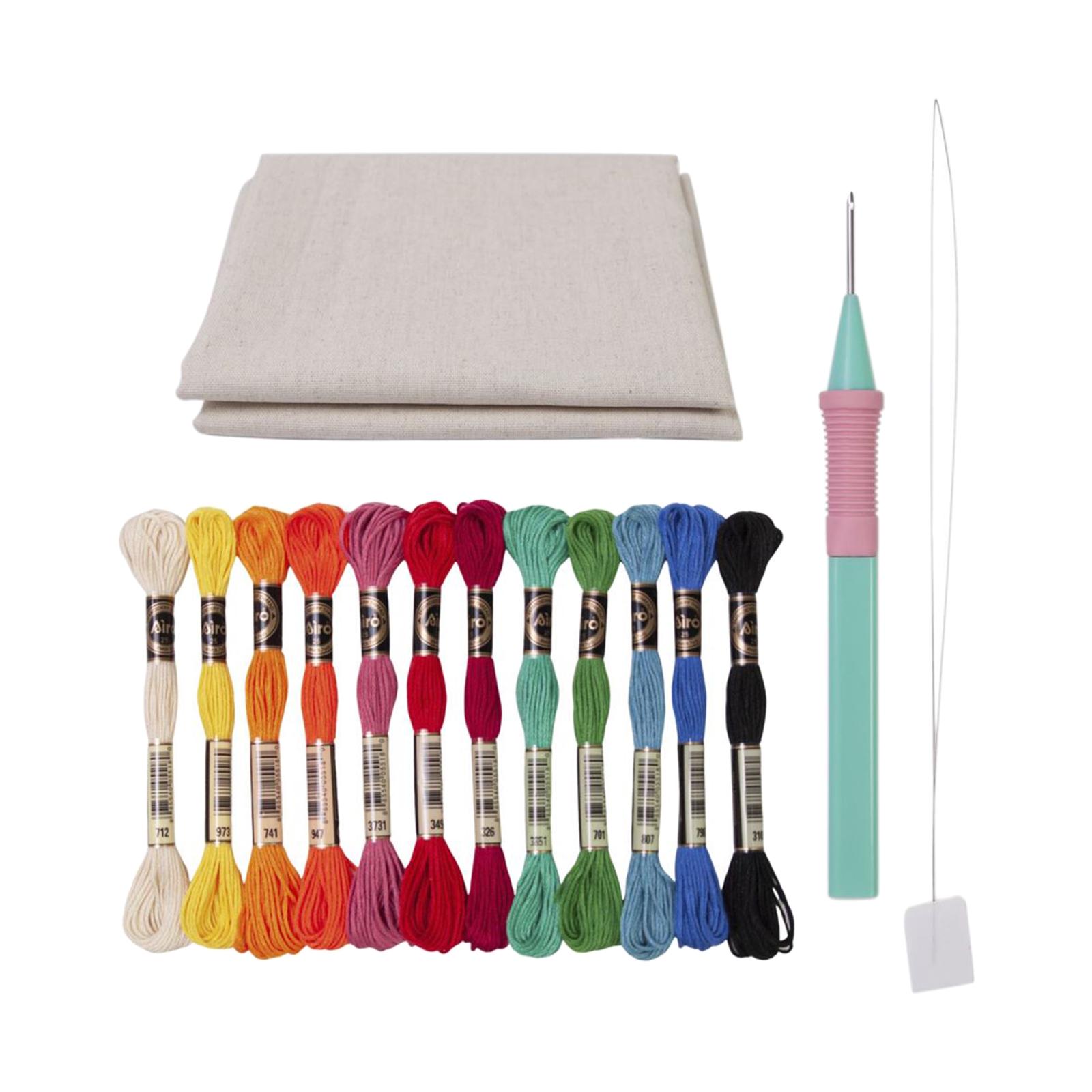 Bothyi - Kits De Agujas Perforadoras, Enhebrador De Agujas Para Fundas De Cojines, Cortinas, Bordados B