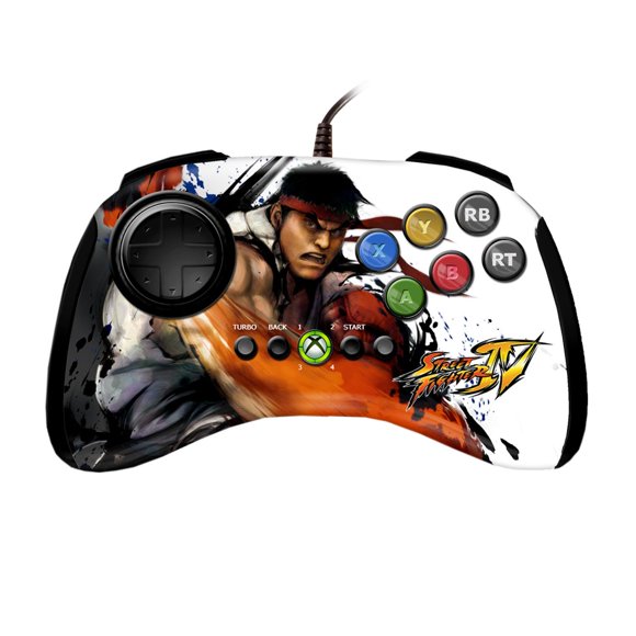 Controlador FightPad Mad Catz Ryu para Xbox 360 con cable de 3 m