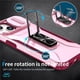 thumbnail image 4 of Funda Armada para iPhone 15 Plus con Tapa Deslizante y Soporte Magnético Giratorio Rosa, 4 of 5