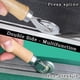 thumbnail image 3 of Herramienta para colocar malla King&Charles con mango de madera y rodamiento, 3 of 6