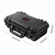 thumbnail image 4 of Funda de transporte rígida impermeable a prueba de golpes, bolsa de almacenamiento protectora portátil de viaje para la consola de juegos portátil PS5 Portal-Negro, 4 of 6