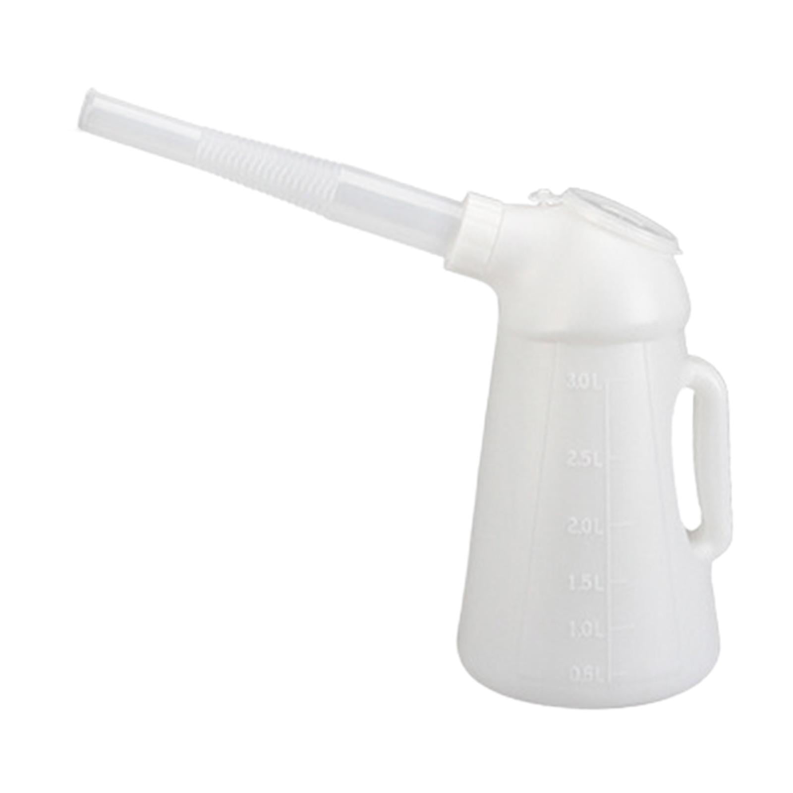 Ioensy - Jarra De Aceite Con Pico, Jarra Medidora De Aceite, Dispensador De Aceite De Motor A Prueba De Fugas, 3l