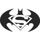 thumbnail image 2 of Sticker Superman Batman Logo Zack Snyder Auto Camioneta, 2 of 3
