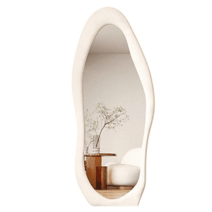 Santu Home & Deco - Espejo Decorativo Irregular Con Borde Terciopelo
