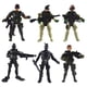 thumbnail image 1 of 6 Piezas Figuras De Acción Diseño Fuerzas Especiales Menigas Figuras Para Paisajes De Bricolaje, 1 of 4