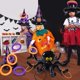 thumbnail image 5 of Juego de Lanzamiento de Aros Max Fun Araña y Sombrero de Bruja – 12 Aros, 5 of 7