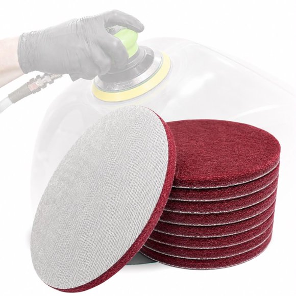 Almohadillas de Desbaste LiME LiNE 15 cm con Cierre de Gancho y Bucle – Pack de 8