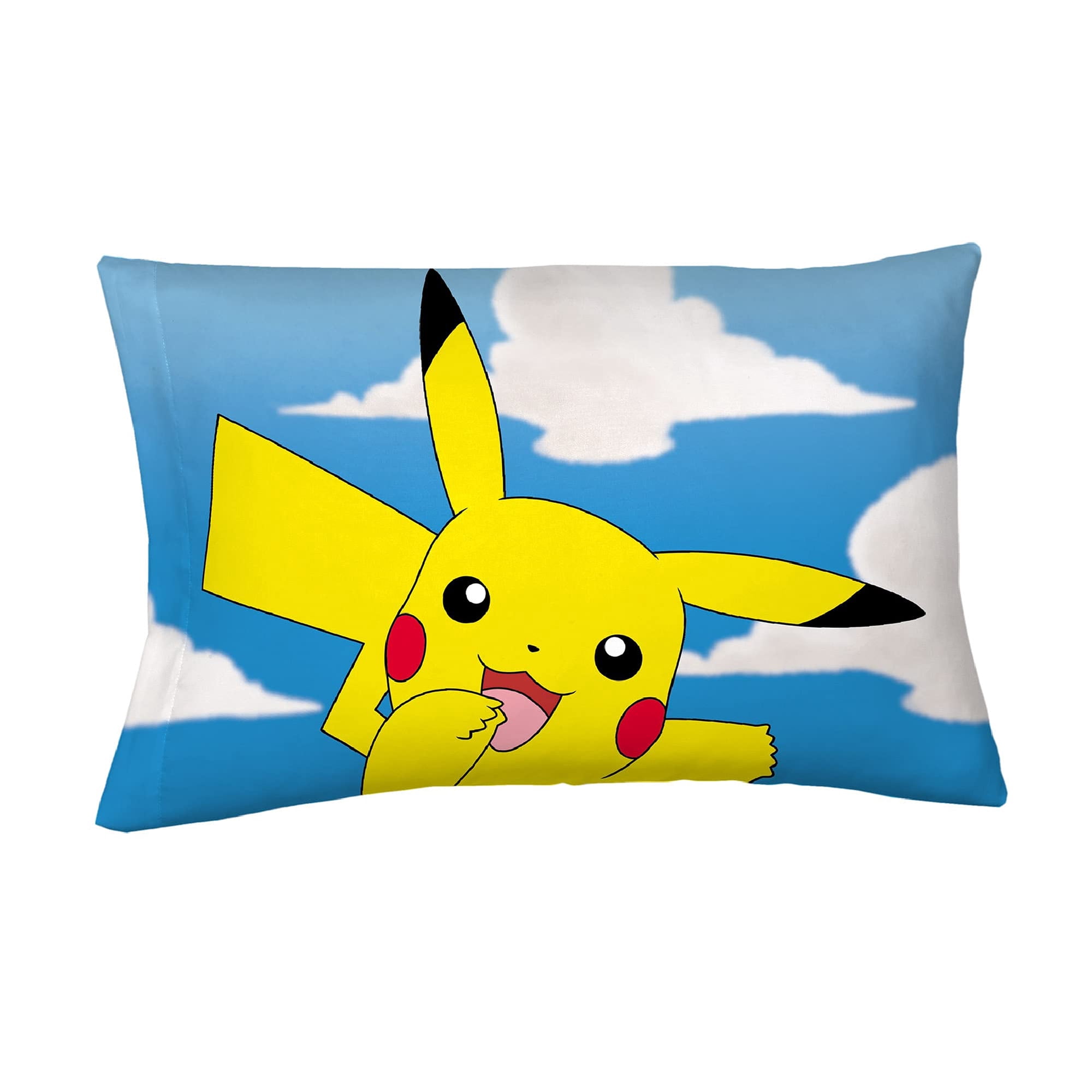 Funda De Almohada Franco Pokemon Reversible De Microfibra 50x75 Cm