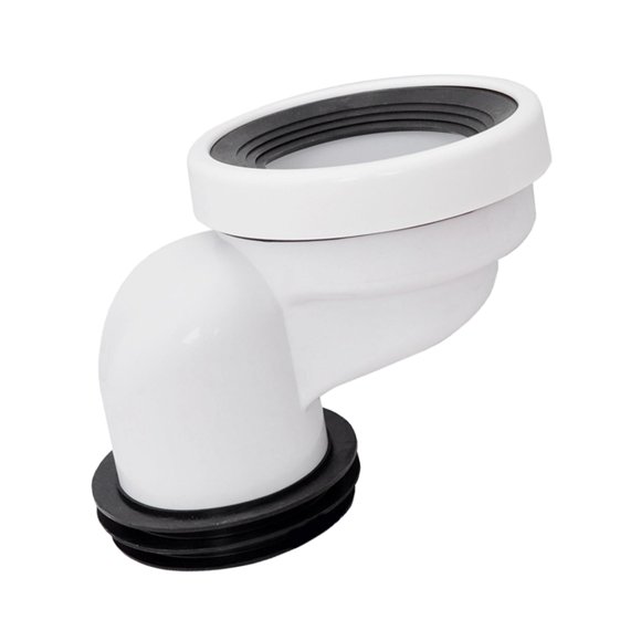 Conector De Brida De Inodoro Compensado PVC Para Reparación De Urinarios Limpieza Quitar 10cm