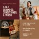 thumbnail image 3 of 18.21 Man Made 3-in-1 Body Wash, Shampoo y Acondicionador para Hombre, 3 of 3