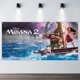 thumbnail image 2 of Moana 2 Fondo Temático Pancarta Suministros de Decoración para Fiesta de Cumpleaños, Decoración de Fondo de Fiesta Personalizado,150x90cm, 2 of 6