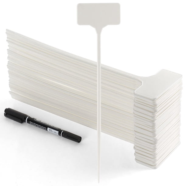 Marcadores para Jardín de Plantas GUFJUCH Plástico Impermeable 50 piezas 28 cm