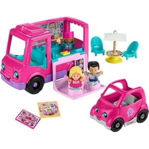 Camión De Magdalenas De Juguete Fisher-Price Little People Barbie Para Mayores De 18 Meses