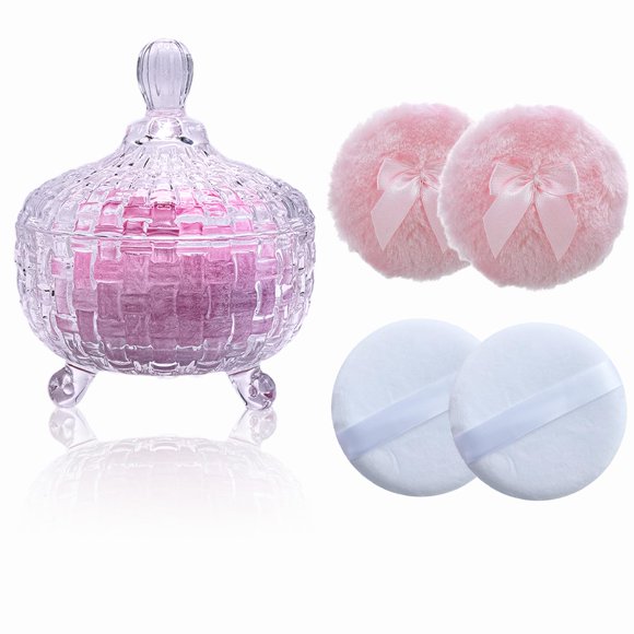 Set Qopoto de 5 unidades con forma de bollo y recipiente para polvos