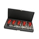 thumbnail image 2 of Kit de reparación de roscas métricas de 131 piezas, llave helicoidal para restaurar roscas dañadas, resistente, con estuche de transporte, herramienta, 2 of 5