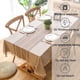 thumbnail image 5 of Mantel Con Borlas Bordadas - Mantel De Lino Y Algodón A Prueba De Polvo Para Cocina, Comedor, Fiesta, Hogar, Decoración De Mesa, Rectangular, Cuadrado, Bordado A Cuadros, Con Borlas, 5 of 5