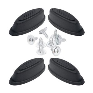 Magideal - Patas De Soporte Laterales Inferiores Para Equipaje Almohadilla Para Patas De Maleta Almohadilla De Pie Con Perno De Repuesto De Primera Calidad Sopor