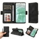 thumbnail image 1 of Carcasa FOXDOCK OPPO Reno 11 Pro 5G de cuero PU, diseño acolchado clásico, protección contra caídas y rayones, 1 of 5