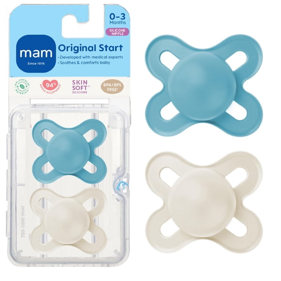 Chupete MAM Original Start Matte para 0-3 meses con funda esterilizadora