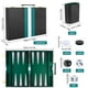 thumbnail image 3 of Set de Backgammon Reriver 2 Players Classic con Funda de Piel Sintética Negra 11", 3 of 3