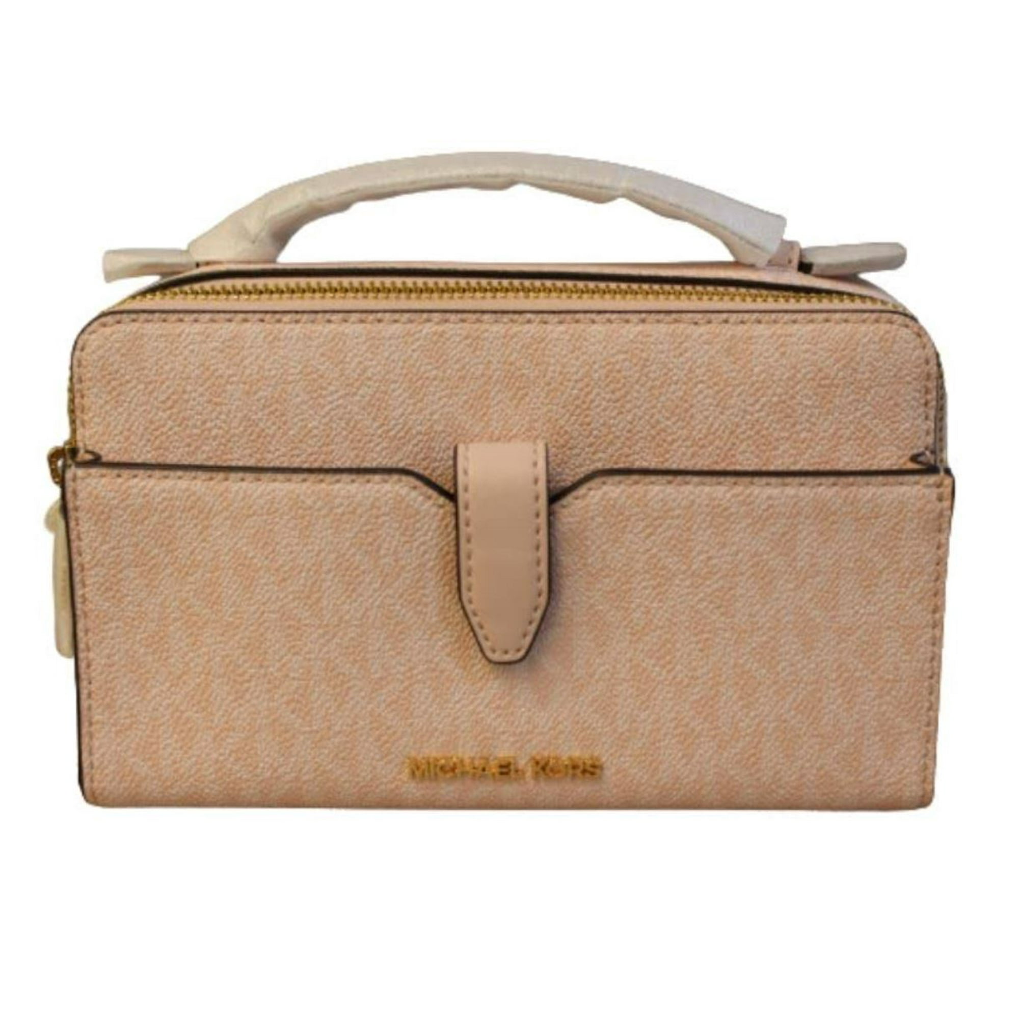 Cartera Michael Kors Crossbody Mediana Para Teléfono Con Doble Cremallera Para Mujer (rubor En Polvo Claro) 35r3gttc2v-424