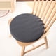 thumbnail image 1 of Xiao Hua Cojín circular de memory foam Gris Oscuro -1 Pieza, Diámetro 13.78 Pulgadas, Altura 1.38 Pulgadas, Partículas Antideslizantes Inferiores, Adecuado para Sala de Estar, Dormitorio, Decoración, 1 of 4